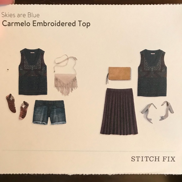 Carmelo Embroidered Top! - Picture 4 of 4